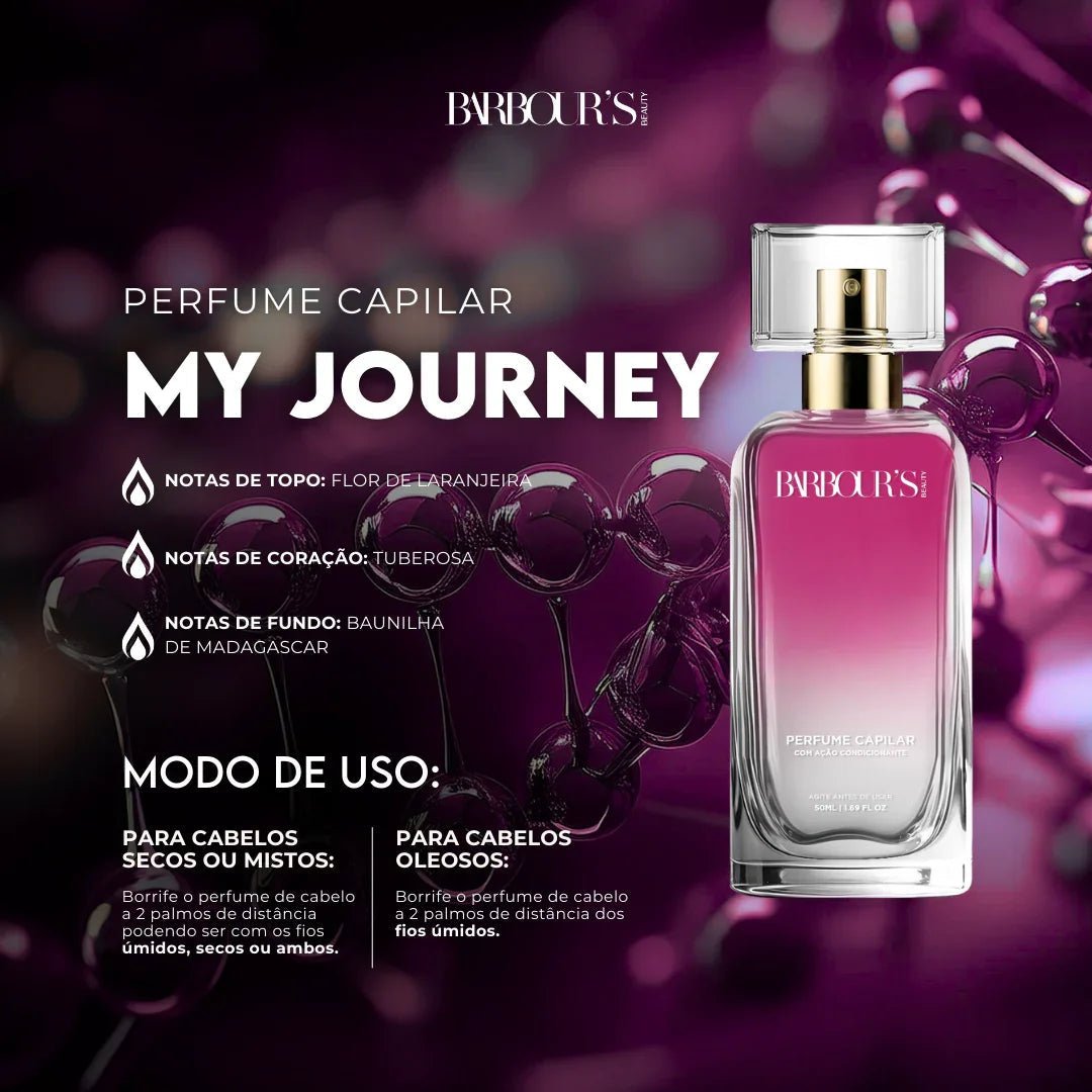 Perfume para Cabelo My Journey / Finalizador Termoativo