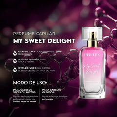 Perfume para Cabelo My Sweet Delight / Finalizador Termoativo