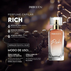 Perfume para Cabelo Rich / Finalizador Termoativo
