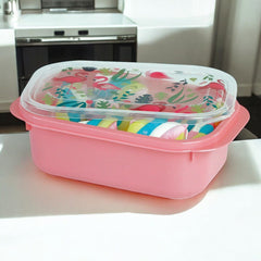 Pote Retangular Flamingo - 2,9L