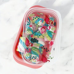 Pote Retangular Flamingo - 2,9L