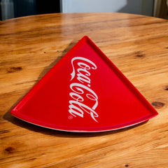 Prato de Pizza Coca-Cola Vermelho - 22cm