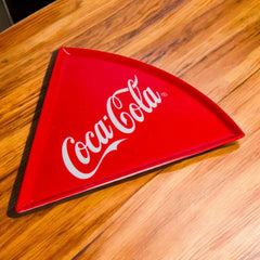 Prato de Pizza Coca-Cola Vermelho - 22cm