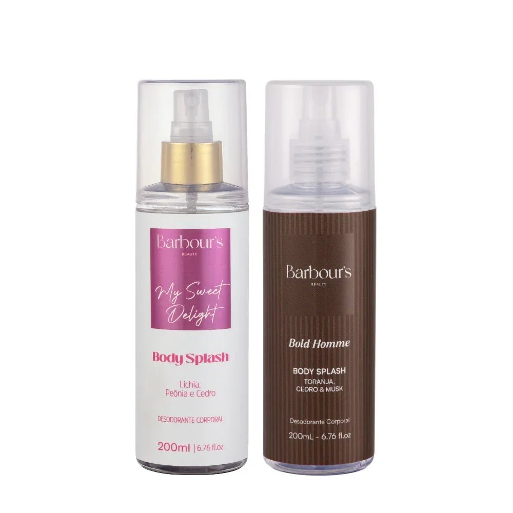Presente para o Casal 2 Body Splash My Sweet Delight e Bold Homme