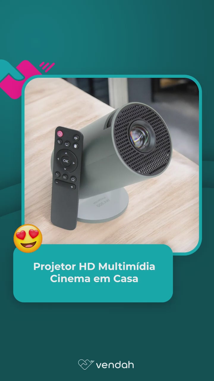 Projetor HD Multimídia - Cinema em Casa