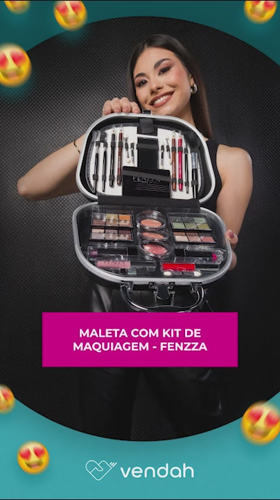 Maleta Oncinha Com Kit de Maquiagem - Fenzza