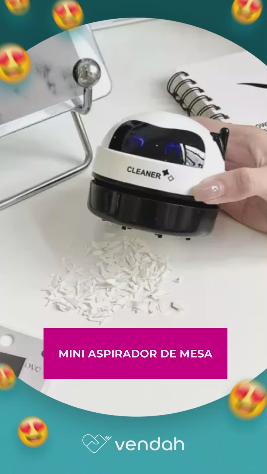 Mini Aspirador de Mesa