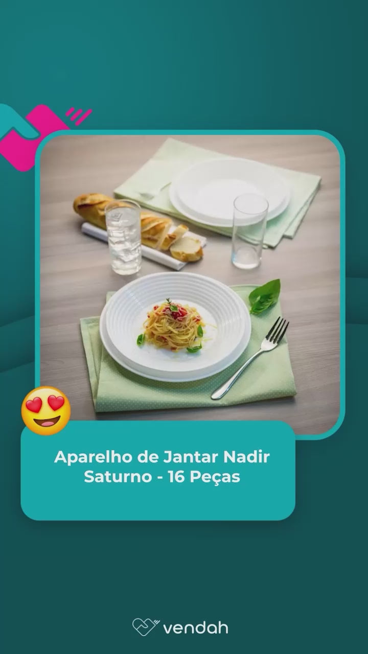 Aparelho de Jantar Nadir Saturno - 16 Peças