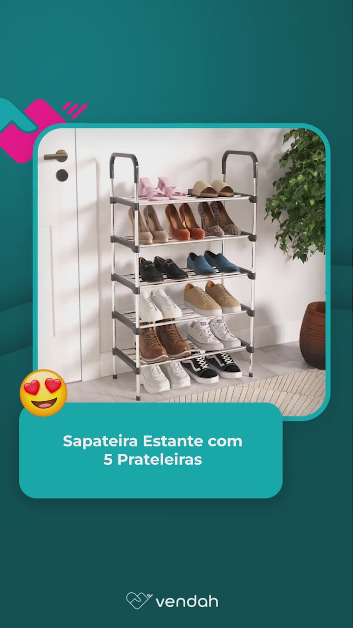 Sapateira Estante com 5 Prateleiras