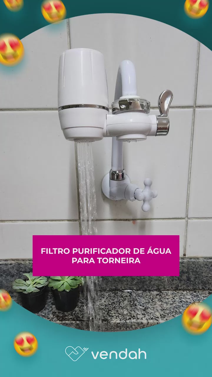 Filtro Purificador de Água Para Torneira