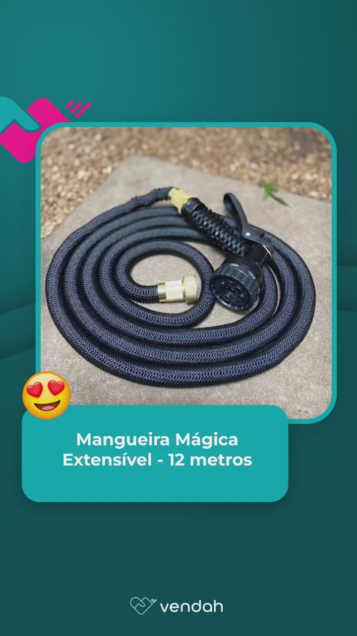 Mangueira Mágica Extensível - 12 Metros