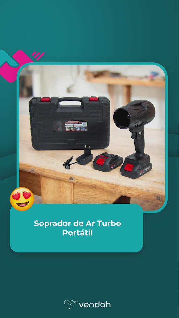 Soprador de Ar Turbo Portátil