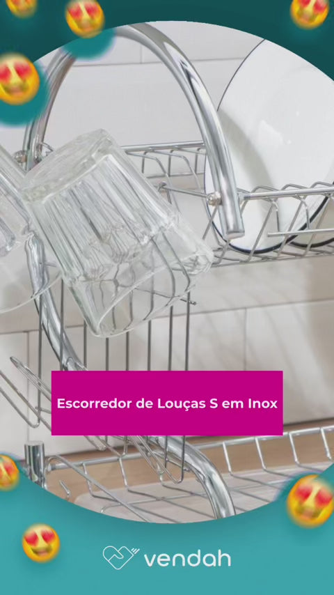 Escorredor de Louças S em Inox