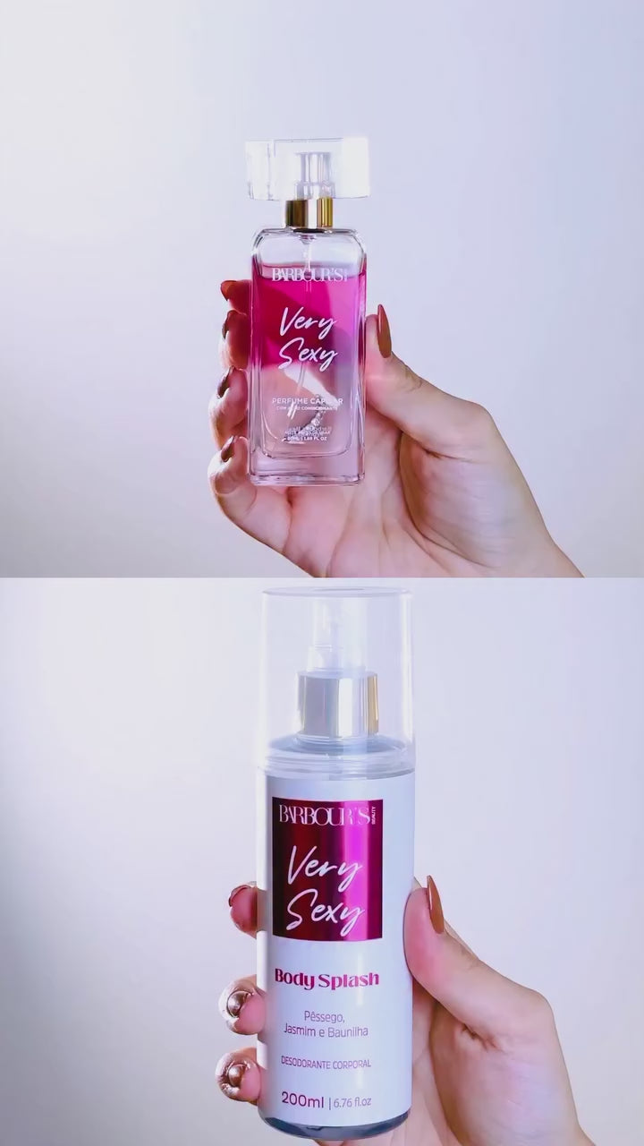 Kit Perfume de Cabelo e Body Splash - Very Sexy