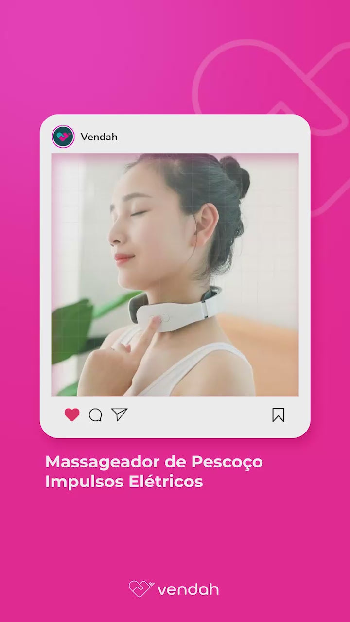 Massageador de Pescoço - Impulsos Elétricos