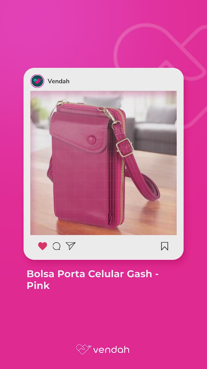 Bolsa Porta Celular Gash - Pink