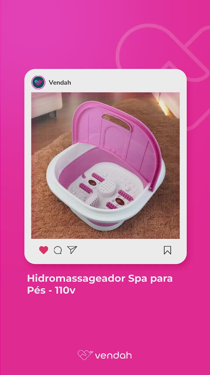 Hidromassageador Spa para Pés - 110V