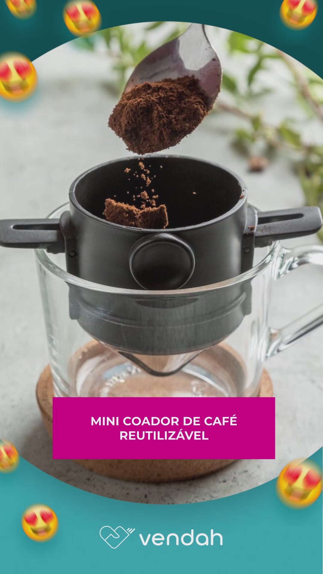 Mini Coador de Café Reutilizável