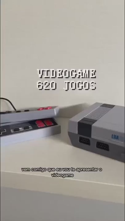 2x Video Game Retrô - 620 Jogos - Entrada AV