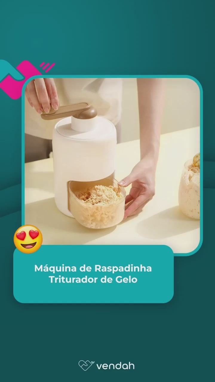 Máquina de Raspadinha - Triturador de Gelo