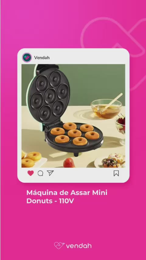 Máquina de Assar Mini Donuts - 110V