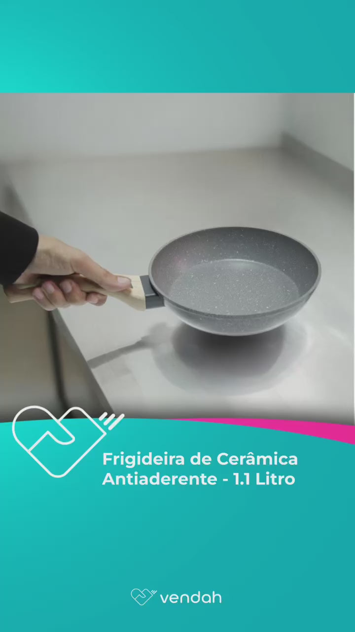 Frigideira de Cerâmica Antiaderente - 1.1 Litro