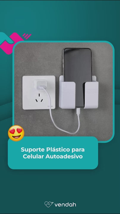 Suporte Plástico para Celular Autoadesivo