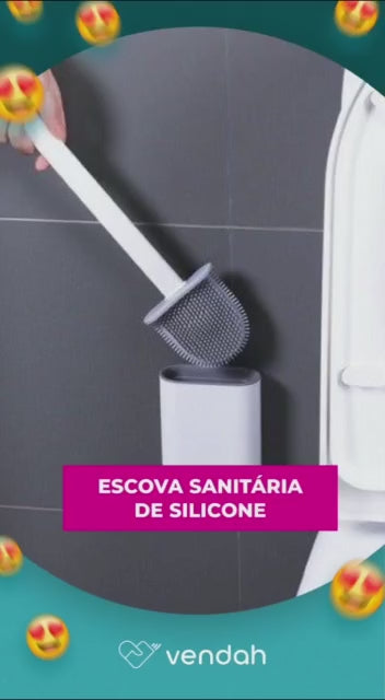 Escova Sanitária de Silicone
