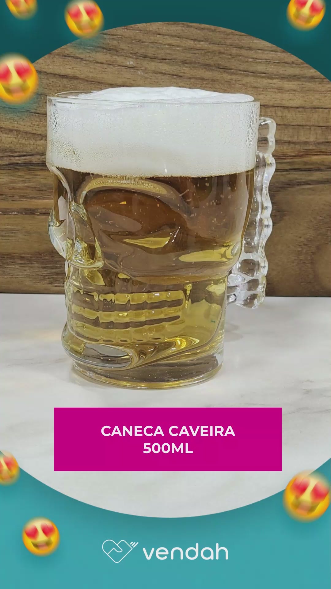 Caneca Caveira - 500ml