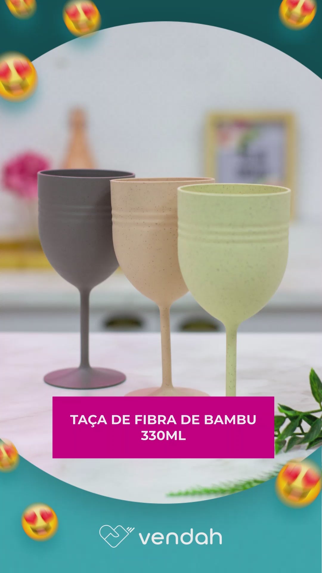 Taça de Fibra de Bambu - 330 ml