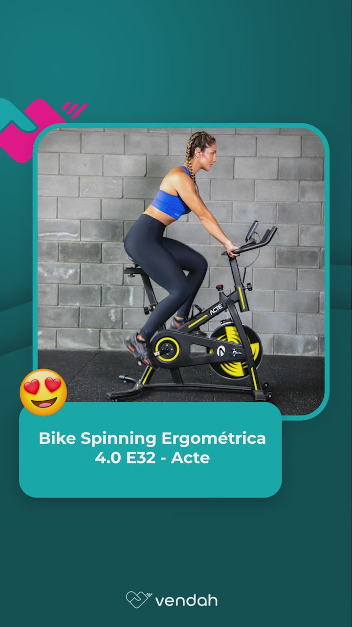 Bike Spinning Ergométrica 4.0 E32 - Acte