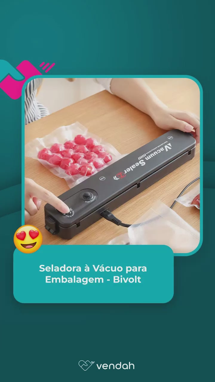 Seladora a Vácuo para Embalagem - Bivolt