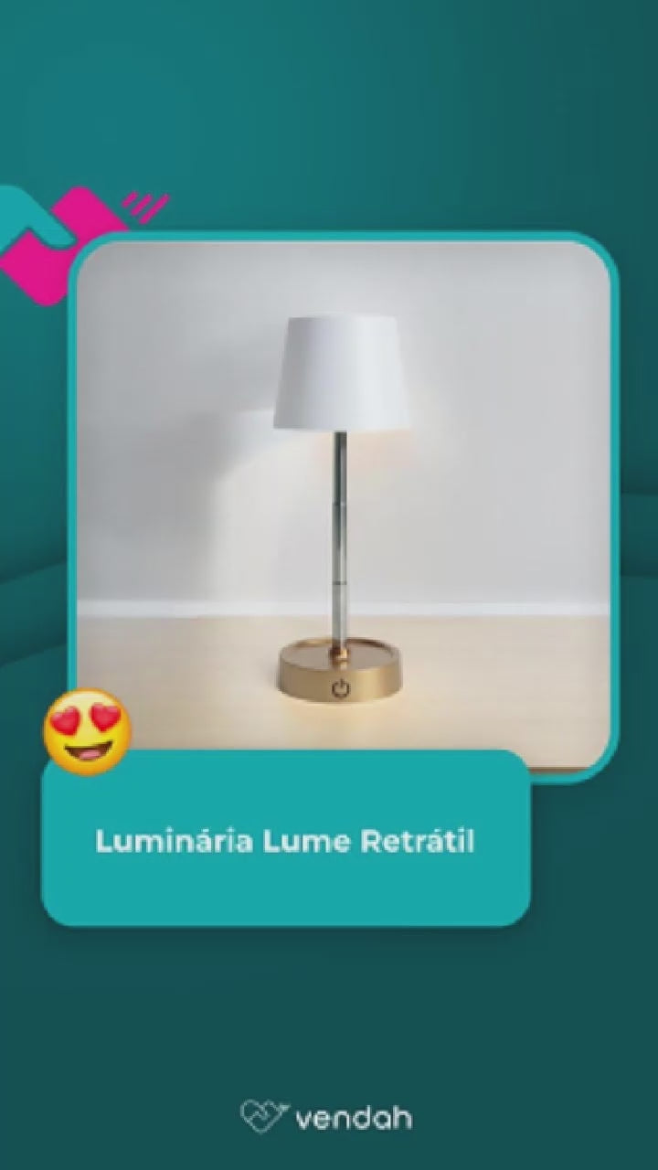 Luminária Lume Retrátil