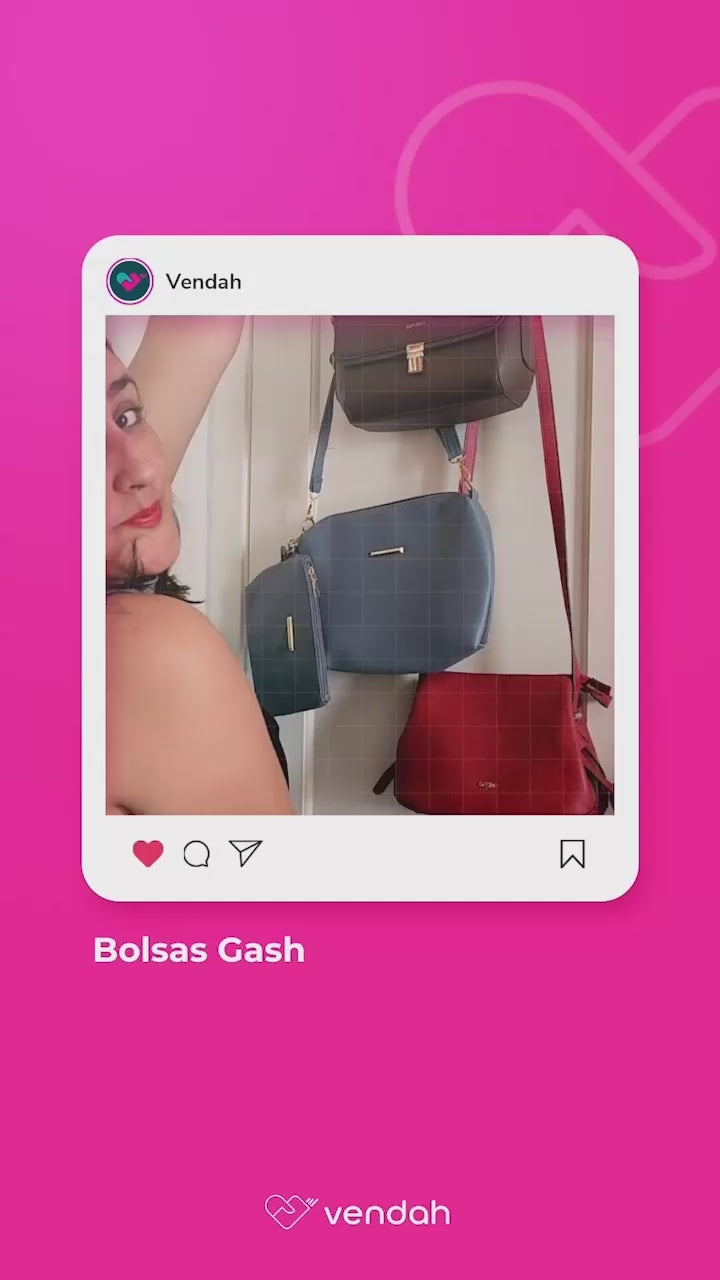 Bolsa Gash Mão e Transversal - Café