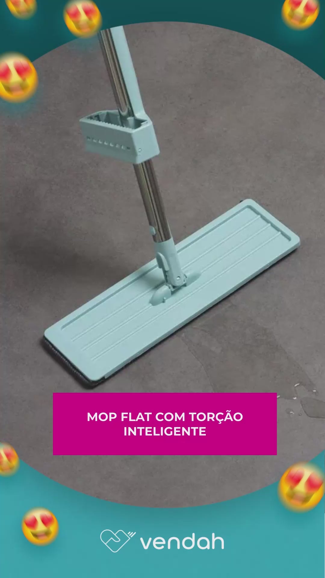 Mop Flat com Torção Inteligente