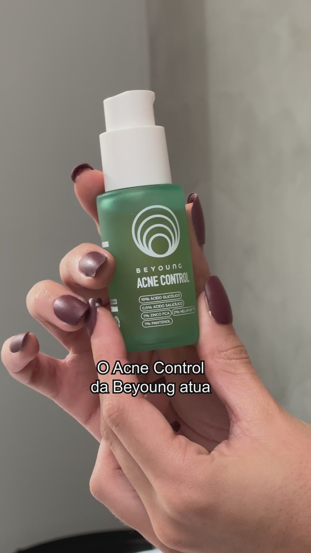 Sérum facial antiacne e oleosidade 10% ácido glicólico + 0,5% ácido salicílico