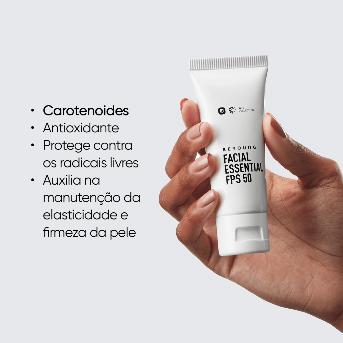 Protetor solar transparente FPS 50