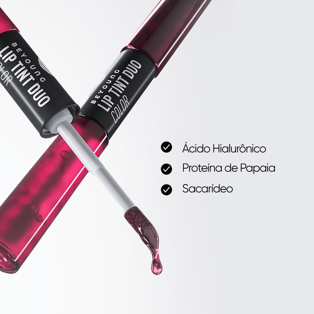 Quarteto de Lip Tint Com Ácido Hialurônico (4 Lip Tints)