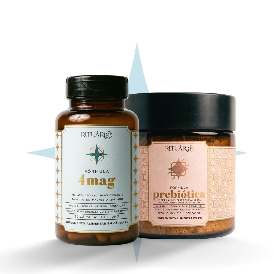 Ritual Intestino Livre (Fórmula Prebiótica + 4Mag) - Vitaminas e suplementos KRT99116