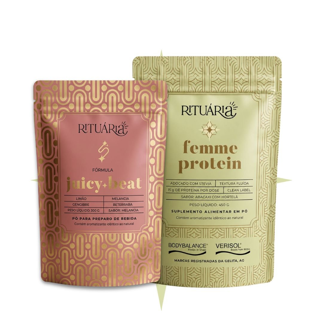 Ritual Treino Completo (Juicy Beat + Femme Protein) - Vitaminas e suplementos KRT99119
