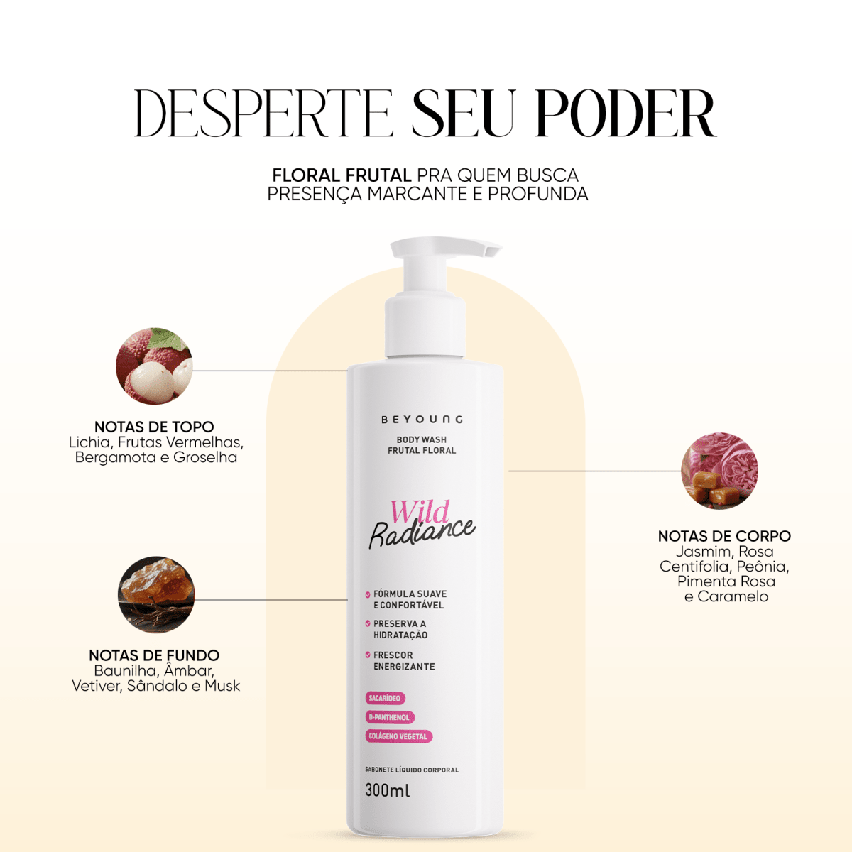 Sabonete Líquido Corporal Wild Radiance