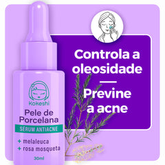 Sérum Facial Antiacne Pele de Porcelana Kokeshi