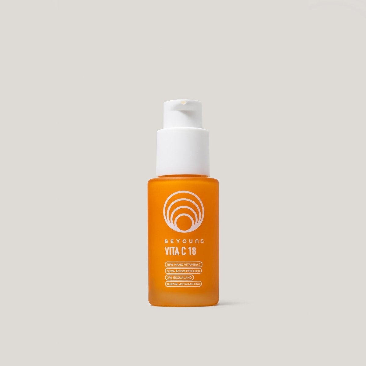 Sérum facial antioxidante 18% nano vitamina C + 3% esqualano - Cuidado da pele PAC - 00624