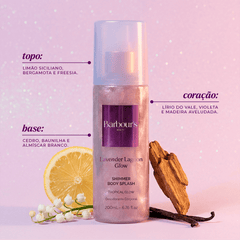 Shimmer Body Splash Lavender Lagoon Glow Desodorante Colônia 200ml