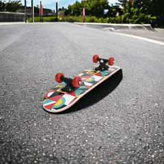 Skate Infantil de Madeira - 60cm - Brinquedo VDH03557
