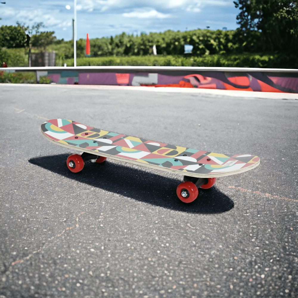 Skate Infantil de Madeira - 60cm - Brinquedo VDH03557