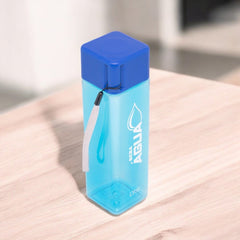 Squeeze Quadrada de Plástico - Azul 450ml