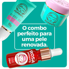 Super Kit Renovadores Faciais + Óleo de Rosa Mosqueta Kokeshi