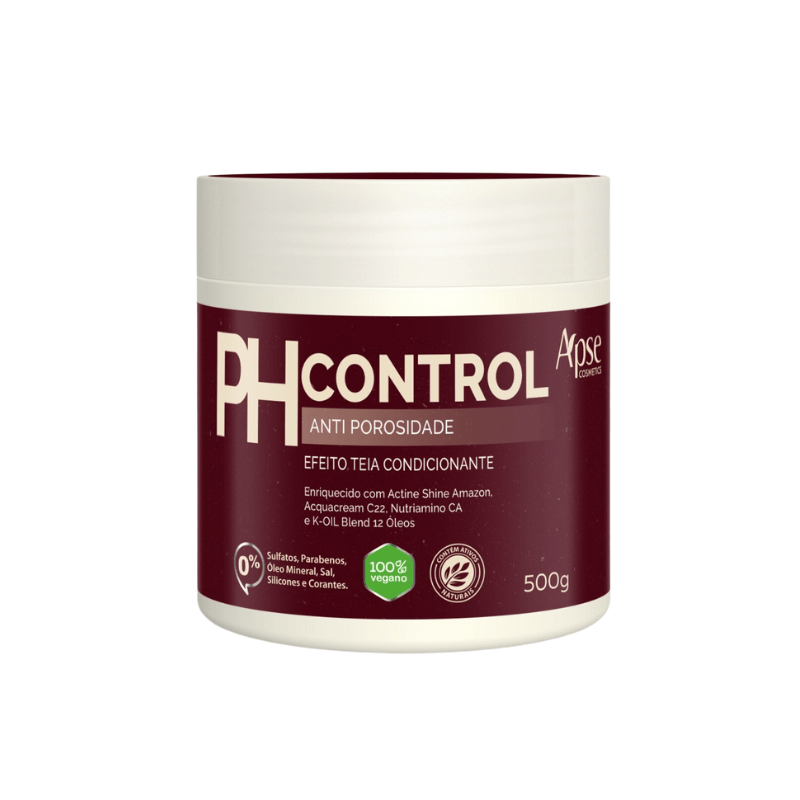 Tratamento Anti Porosidade PH CONTROL 500 Gr - Máscara Acidificante Tratamento Condicionante - Produtos para pentear o cabelo 20692