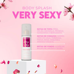 Kit 3 Body Splash Desodorante Colônia 200ml - Good Graces, My Sweet Delight e Very Sexy